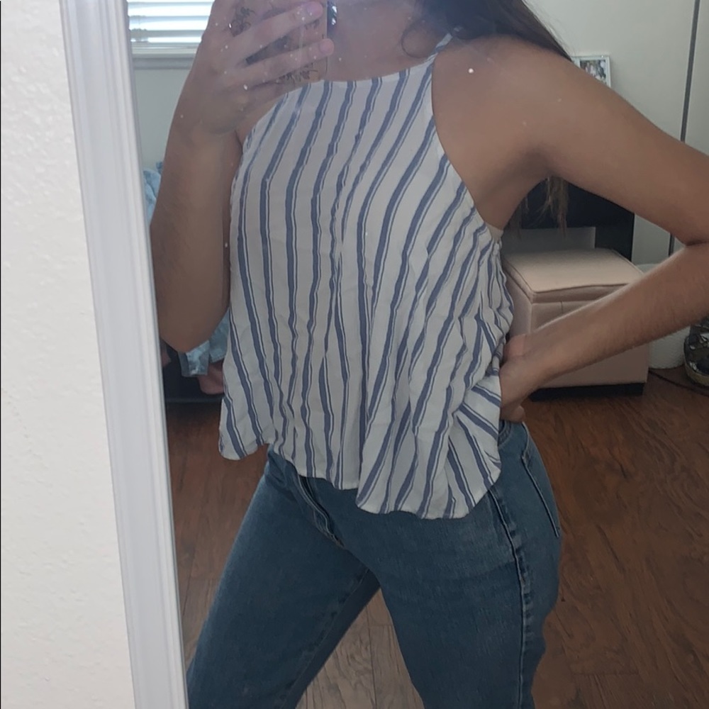 Holister striped blouse